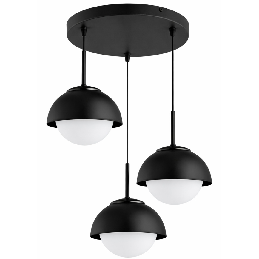 BRILAGI - Κρεμαστό φωτιστικό με καλώδιο COSMO 3xE27/60W/230V μαύρο