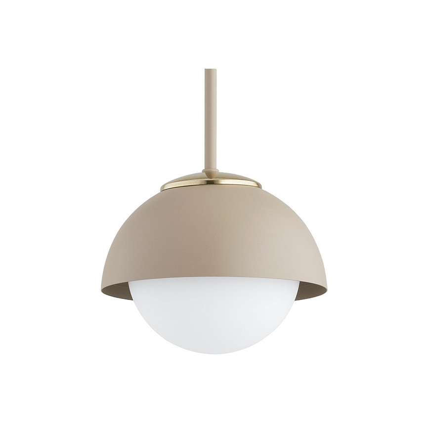 Brilagi - Κρεμαστό φωτιστικό με καλώδιο COSMO 3xE27/60W/230V μπεζ/χρυσό