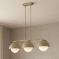 BRILAGI - Κρεμαστό φωτιστικό με καλώδιο COSMO 3xE27/60W/230V μπεζ/χρυσό