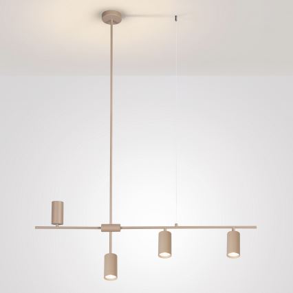 Brilagi - Κρεμαστό φωτιστικό με καλώδιο CRANE 4xGU10/30W/230V μπεζ