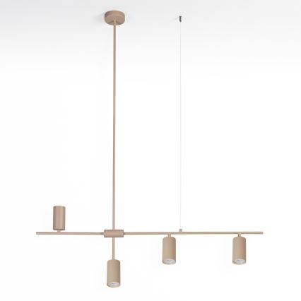 Brilagi - Κρεμαστό φωτιστικό με καλώδιο CRANE 4xGU10/30W/230V μπεζ