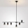 Brilagi - Κρεμαστό φωτιστικό με καλώδιο CRANE 6xGU10/30W/230V μαύρο