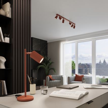 Brilagi - Κρεμαστό φωτιστικό με καλώδιο CRESTO 1xGU10/10W/230V κόκκινο