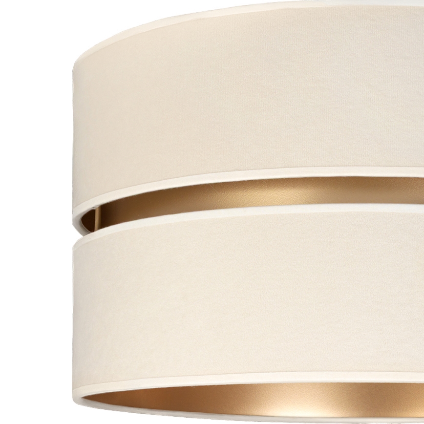 Brilagi - Κρεμαστό φωτιστικό με καλώδιο DUO-DUO 1xE27/60W/230V, διάμ. 40 εκ., εκρού/χρυσό