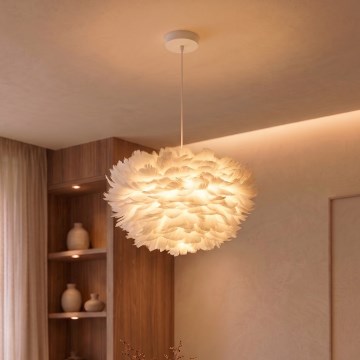 Brilagi - Κρεμαστό φωτιστικό με καλώδιο FEATHER 3xE27/40W/230V, Ø 40 cm, λευκό