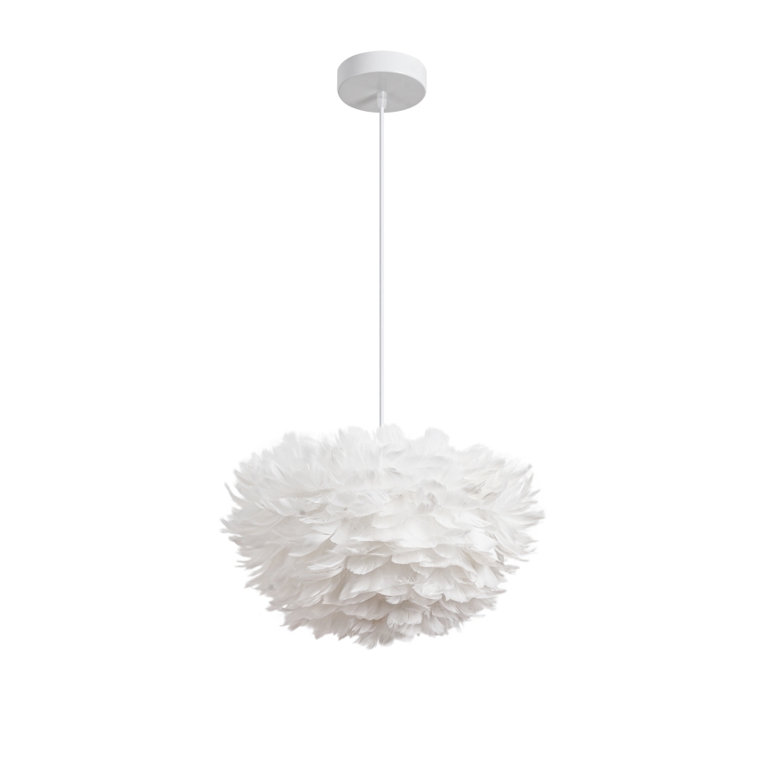 Brilagi - Κρεμαστό φωτιστικό με καλώδιο FEATHER 3xE27/40W/230V, Ø 40 cm, λευκό
