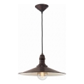 Brilagi - Κρεμαστό φωτιστικό με καλώδιο FORGE 1xE27/60W/230V Ø 36 cm καφέ