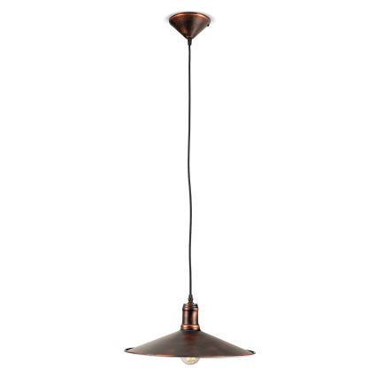 BRILAGI - Κρεμαστό φωτιστικό με καλώδιο FORGE 1xE27/60W/230V Ø 36 cm καφέ