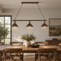 BRILAGI - Κρεμαστό φωτιστικό με καλώδιο FORGE 3xE27/60W/230V χάλκινο/πατίνα