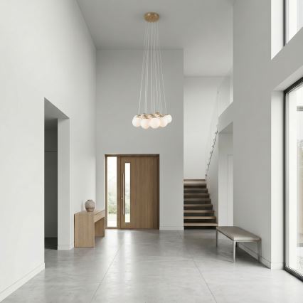 Brilagi - Κρεμαστό φωτιστικό με καλώδιο GLOBE 15xE14/15W/230V λευκό