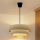 Brilagi - Κρεμαστό φωτιστικό με καλώδιο LUNETA 1xE27/60W/230V Ø 40 cm κρεμ/χρυσό