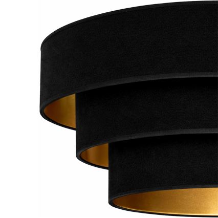 Brilagi - Κρεμαστό φωτιστικό με καλώδιο LUNETA 1xE27/60W/230V διάμ. 40 εκ. μαύρο/χρυσό