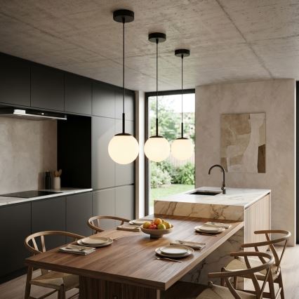 Brilagi - Κρεμαστό φωτιστικό με καλώδιο MILO 1xE27/60W/230V μαύρο