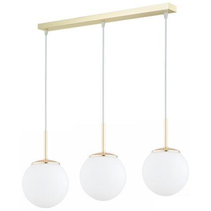 Brilagi - Κρεμαστό φωτιστικό με καλώδιο MILO 3xE27/60W/230V χρυσό