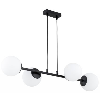 Brilagi - Κρεμαστό φωτιστικό με καλώδιο MILO 4xE27/60W/230V μαύρο