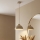 Brilagi - Κρεμαστό φωτιστικό με καλώδιο MOON 1xE27/60W/230V Ø 18 εκ. μπεζ/χρυσό