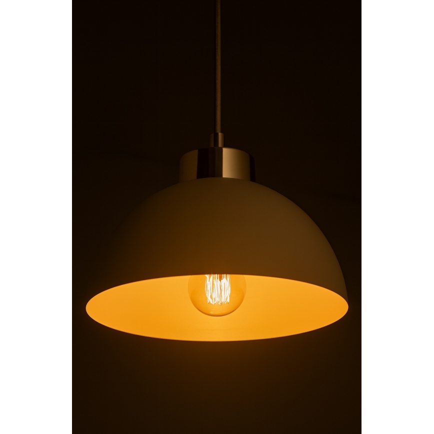 Brilagi - Κρεμαστό φωτιστικό με καλώδιο MOON 1xE27/60W/230V Ø 18 εκ. μπεζ/χρυσό