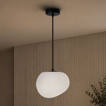 BRILAGI - Κρεμαστό φωτιστικό με καλώδιο PEBBLES 1xE27/40W/230V Ø 20 εκ. μαύρο