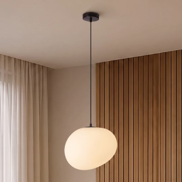 BRILAGI - Κρεμαστό φωτιστικό με καλώδιο PEBBLES 1xE27/40W/230V Ø 30 cm μαύρο
