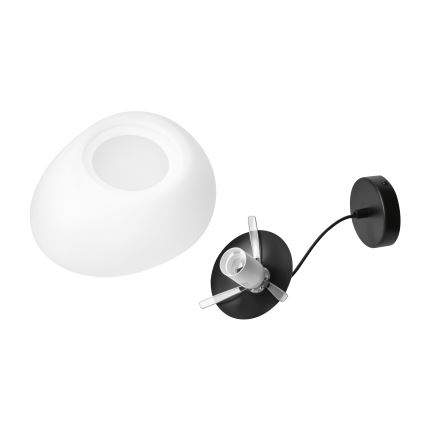 BRILAGI - Κρεμαστό φωτιστικό με καλώδιο PEBBLES 1xE27/40W/230V Ø 30 cm μαύρο