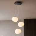 BRILAGI - Κρεμαστό φωτιστικό με καλώδιο PEBBLES 3xE27/40W/230V Ø 42 cm μαύρο