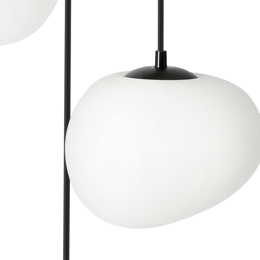 BRILAGI - Κρεμαστό φωτιστικό με καλώδιο PEBBLES 3xE27/40W/230V Ø 42 cm μαύρο