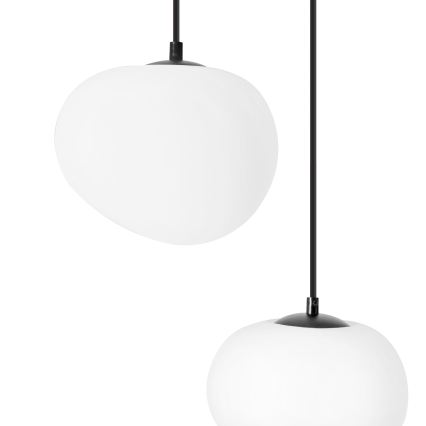BRILAGI - Κρεμαστό φωτιστικό με καλώδιο PEBBLES 3xE27/40W/230V μαύρο