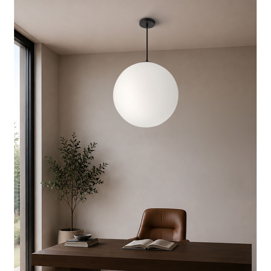 BRILAGI - Κρεμαστό φωτιστικό με καλώδιο POLOS 1xE27/40W/230V Ø 40 cm μαύρο