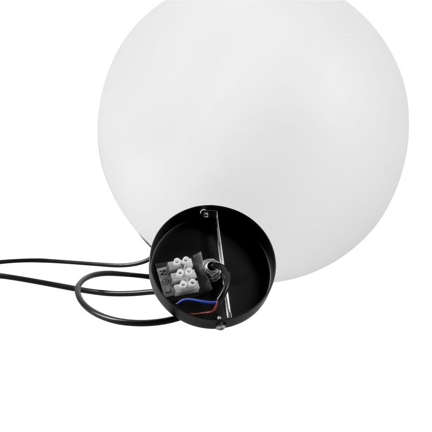 BRILAGI - Κρεμαστό φωτιστικό με καλώδιο POLOS 1xE27/40W/230V Ø 40 cm μαύρο