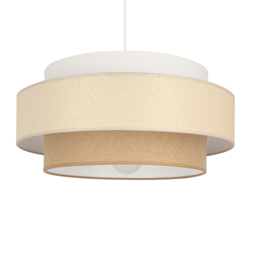Brilagi - Κρεμαστό φωτιστικό με καλώδιο RESNA 1xE27/60W/230V διάμ. 40 cm κρεμ/μπεζ