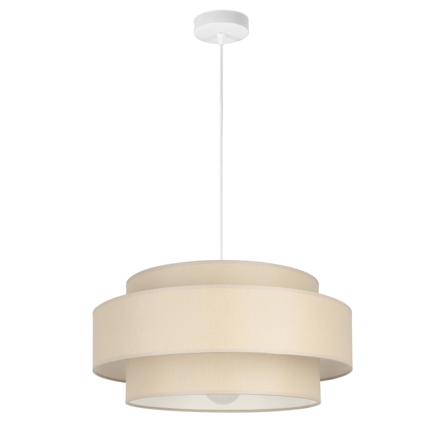 Brilagi - Κρεμαστό φωτιστικό με καλώδιο RESNA 1xE27/60W/230V διάμ. 40 cm μπεζ