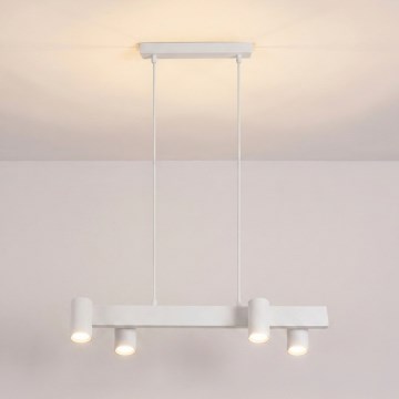 Brilagi - Κρεμαστό φωτιστικό με καλώδιο SELE 4xGU10/30W/230V λευκό