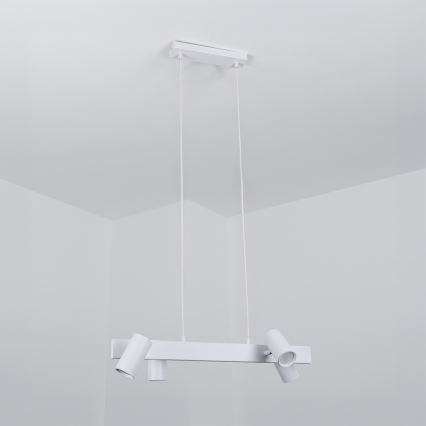 Brilagi - Κρεμαστό φωτιστικό με καλώδιο SELE 4xGU10/30W/230V λευκό