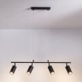 Brilagi - Κρεμαστό φωτιστικό με καλώδιο SELE 4xGU10/30W/230V μαύρο