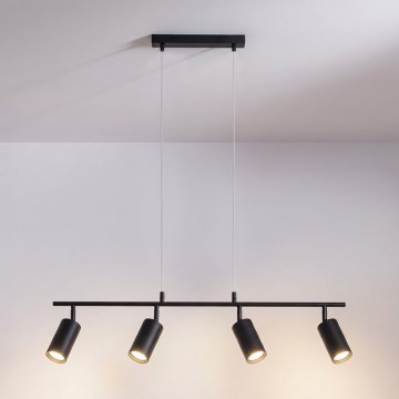 Brilagi - Κρεμαστό φωτιστικό με καλώδιο SELE 4xGU10/30W/230V μαύρο