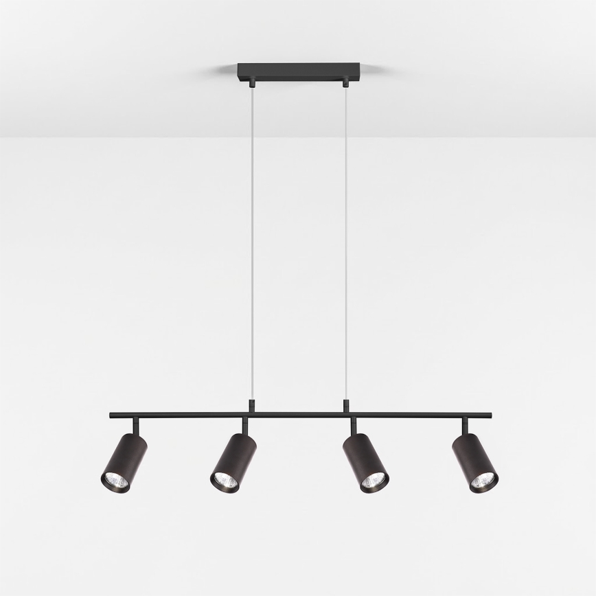 Brilagi - Κρεμαστό φωτιστικό με καλώδιο SELE 4xGU10/30W/230V μαύρο