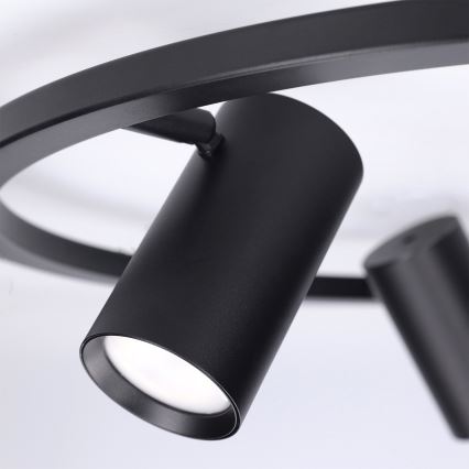 BRILAGI - Κρεμαστό φωτιστικό με καλώδιο SELE 4xGU10/30W/230V μαύρο