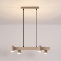 Brilagi - Κρεμαστό φωτιστικό με καλώδιο SELE 4xGU10/30W/230V μπεζ