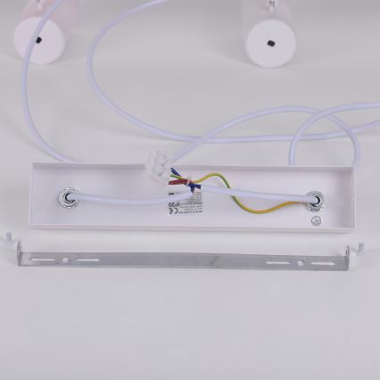 Brilagi - Κρεμαστό φωτιστικό με καλώδιο SELE 6xGU10/30W/230V λευκό/φινίρισμα δρυός