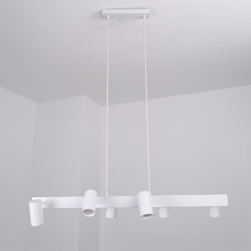 Brilagi - Κρεμαστό φωτιστικό με καλώδιο SELE 6xGU10/30W/230V λευκό