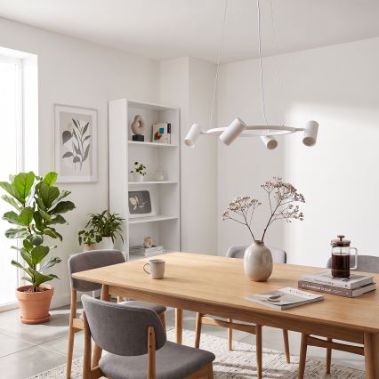Brilagi - Κρεμαστό φωτιστικό με καλώδιο SELE 6xGU10/30W/230V λευκό