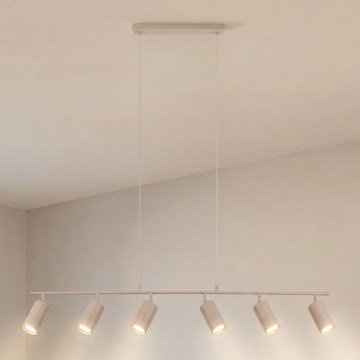 Brilagi - Κρεμαστό φωτιστικό με καλώδιο SELE 6xGU10/30W/230V μπεζ