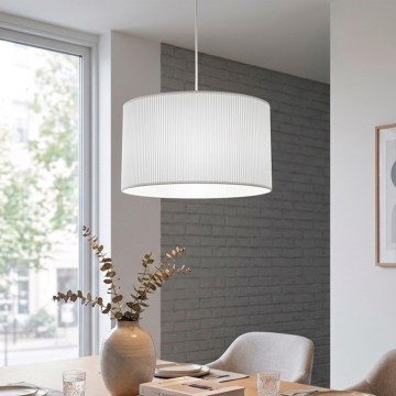 Brilagi - Κρεμαστό φωτιστικό με καλώδιο SIRIJA MODERN 1xE27/60W/230V Ø 35 cm λευκό