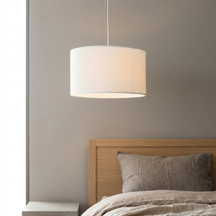 Brilagi - Κρεμαστό φωτιστικό με καλώδιο SIRIJA MODERN 1xE27/60W/230V Ø 35 cm λευκό