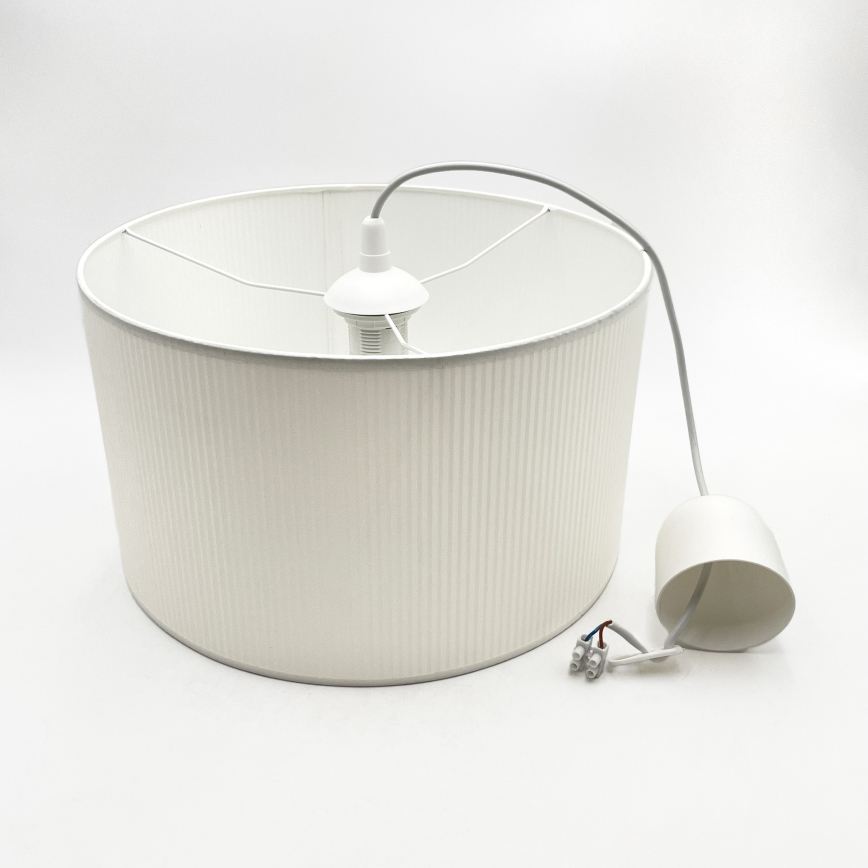 Brilagi - Κρεμαστό φωτιστικό με καλώδιο SIRIJA MODERN 1xE27/60W/230V Ø 35 cm λευκό
