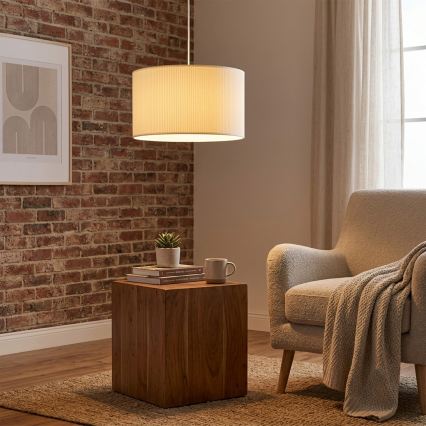 Brilagi - Κρεμαστό φωτιστικό με καλώδιο SIRIJA MODERN 1xE27/60W/230V Ø 35 cm εκρού