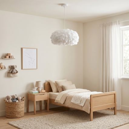 Brilagi - Κρεμαστό φωτιστικό με καλώδιο SOLEAIR 1xE27/60W/230V λευκό
