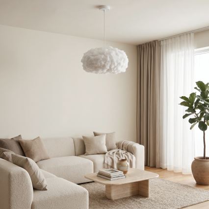 Brilagi - Κρεμαστό φωτιστικό με καλώδιο SOLEAIR 1xE27/60W/230V λευκό
