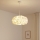 Brilagi - Κρεμαστό φωτιστικό με καλώδιο SOLEAIR 1xE27/60W/230V Ø 45 cm λευκό