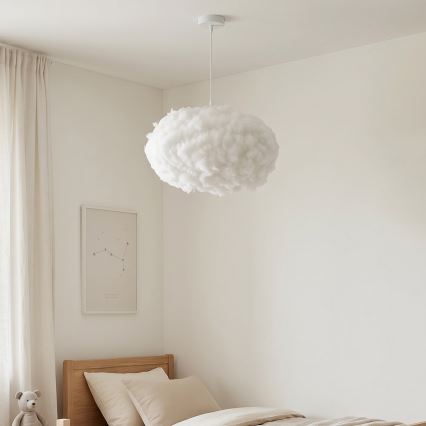 Brilagi - Κρεμαστό φωτιστικό με καλώδιο SOLEAIR 2xE27/40W/230V Ø 60 cm λευκό